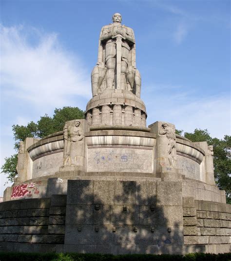 Bismarck Denkmal Hamburg .